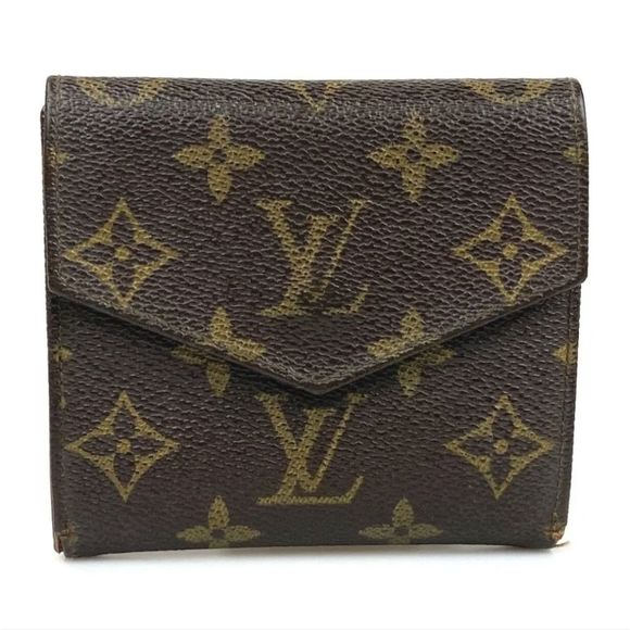 Louis Vuitton Wallet Tri Fold M61660 Porte Monnaie Billets Monogram Auth - Picture 10 of 10